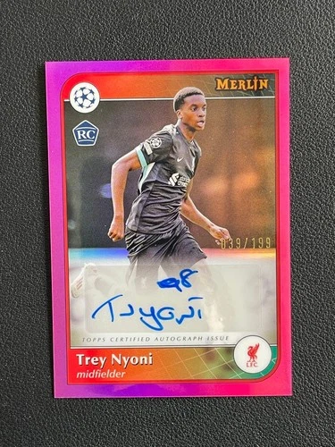 Trey Nyoni 2024 Topps Merlin UEFA Rosa /199