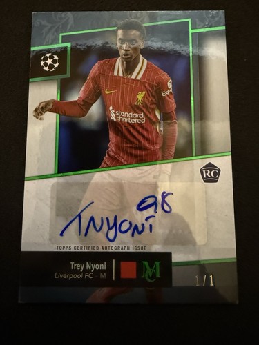 Trey Nyoni 2024 Topps Museum 1/1