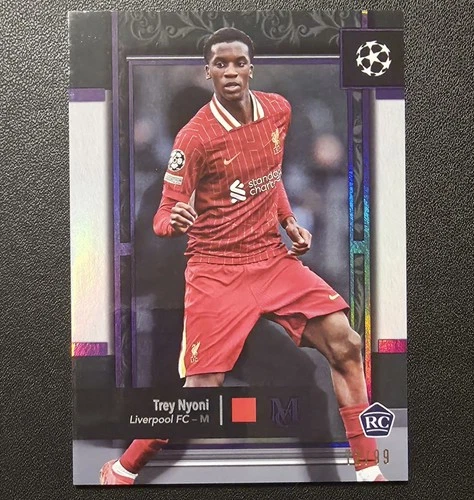 Trey Nyoni 2024 Topps Museum Amethyst Purple /99