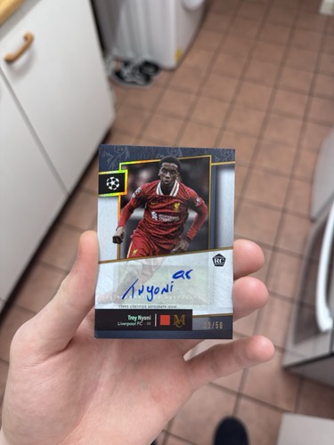 Trey Nyoni 2024 Topps Museum Gold /50