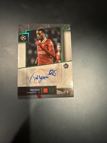 Trey Nyoni 2024 Topps Museum Green 1/1