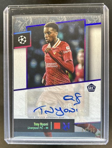Trey Nyoni 2024 Topps Museum UEFA Ametista /99