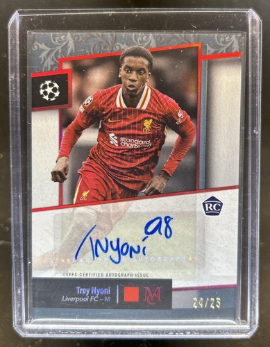 Trey Nyoni 2024 Topps Museum UEFA Rubino /25