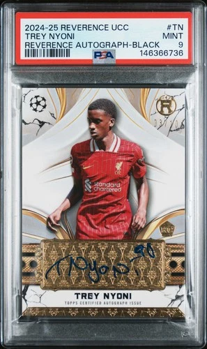 Trey Nyoni 2024 Topps Reverence UEFA Black /10