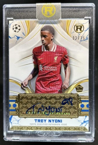 Trey Nyoni 2024 Topps Reverence UEFA Blue /75