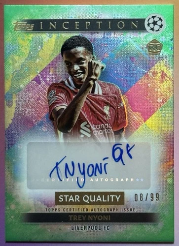 Trey Nyoni 2024 Topps Inception UCC Green Foil /99