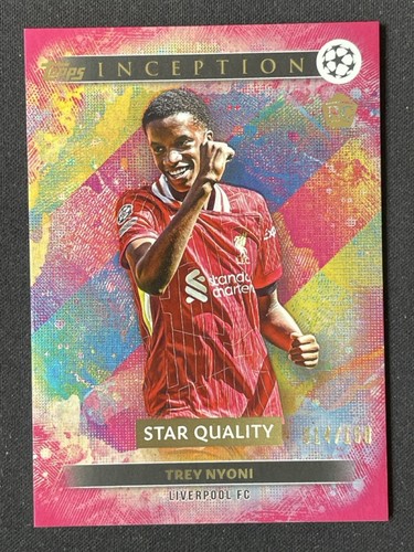 Trey Nyoni 2024 Topps Inception UCC Magenta Foil /150