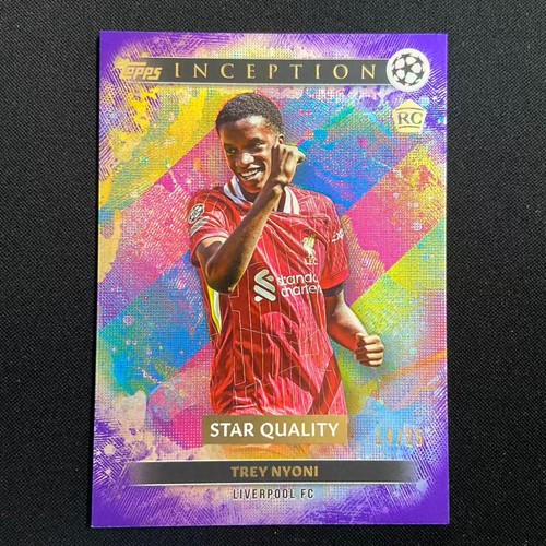 Trey Nyoni 2024 Topps Inception UCC Purple Foil /25
