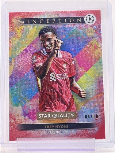 Trey Nyoni 2024 Topps Inception UCC Red Foil /10