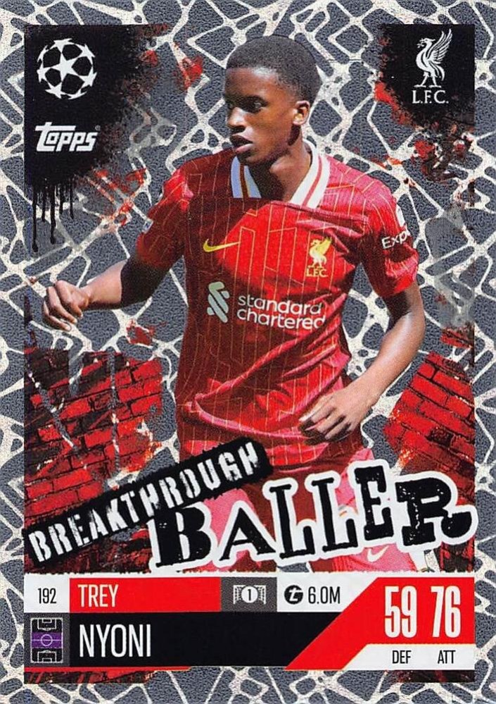 Trey Nyoni 2024 Topps Match Attax UEFA Club Competitions Extra