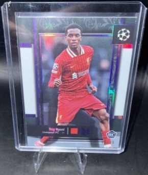 Trey Nyoni 2024 Topps Museum UEFA Champions League Purple 98/99