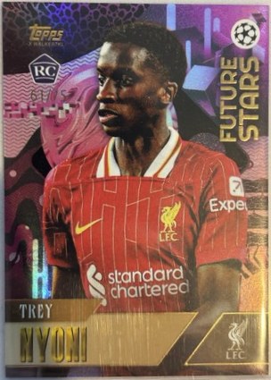 Trey Nyoni 2024 Topps UCC Gold /75