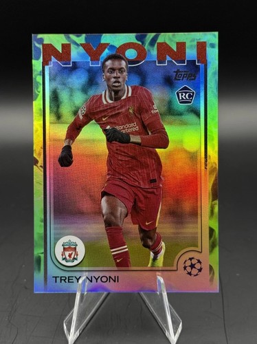 Trey Nyoni 2024 Topps UEFA Club Competition Neon Green Inferno /199