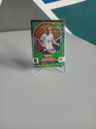 Trinity Rodman 2026 Panini Monopoly Prizm World Cup Green Wave