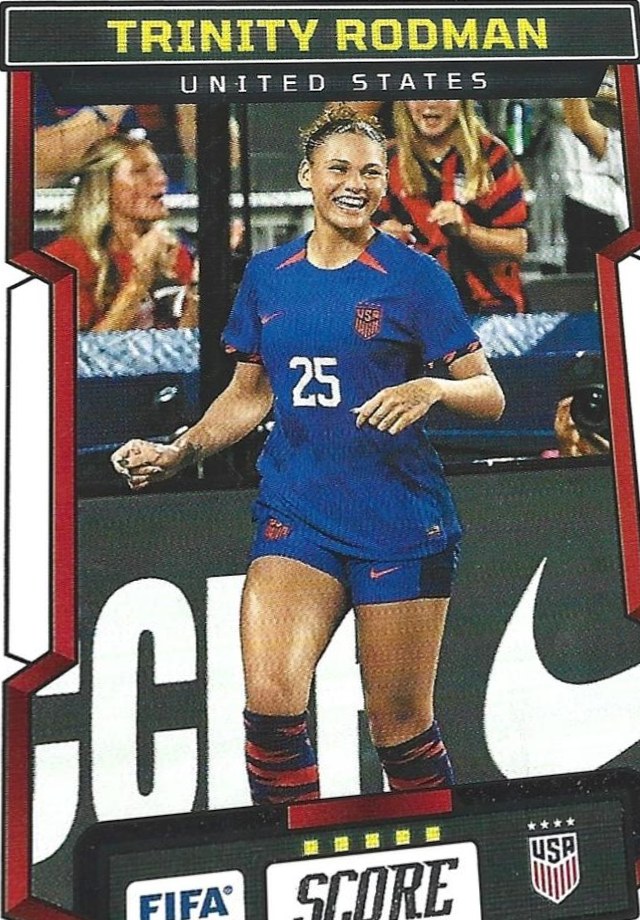Trinity Rodman 2023 Panini Score FIFA