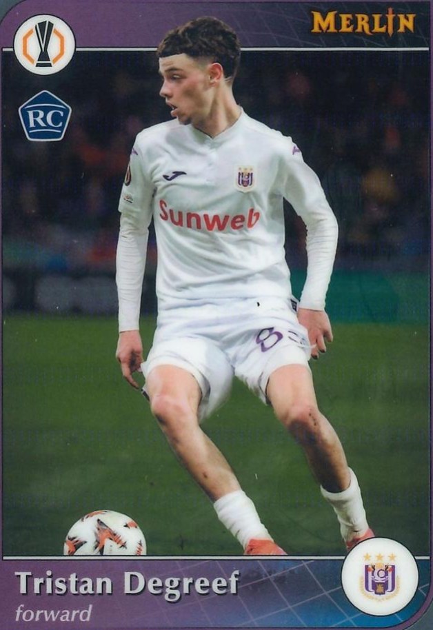 Tristan Degreef 2024 Topps Merlin UEFA Club Competitions