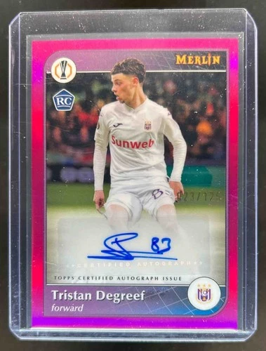 Tristán Grado 2024 Topps Merlin Chrome Magenta Refractor /125