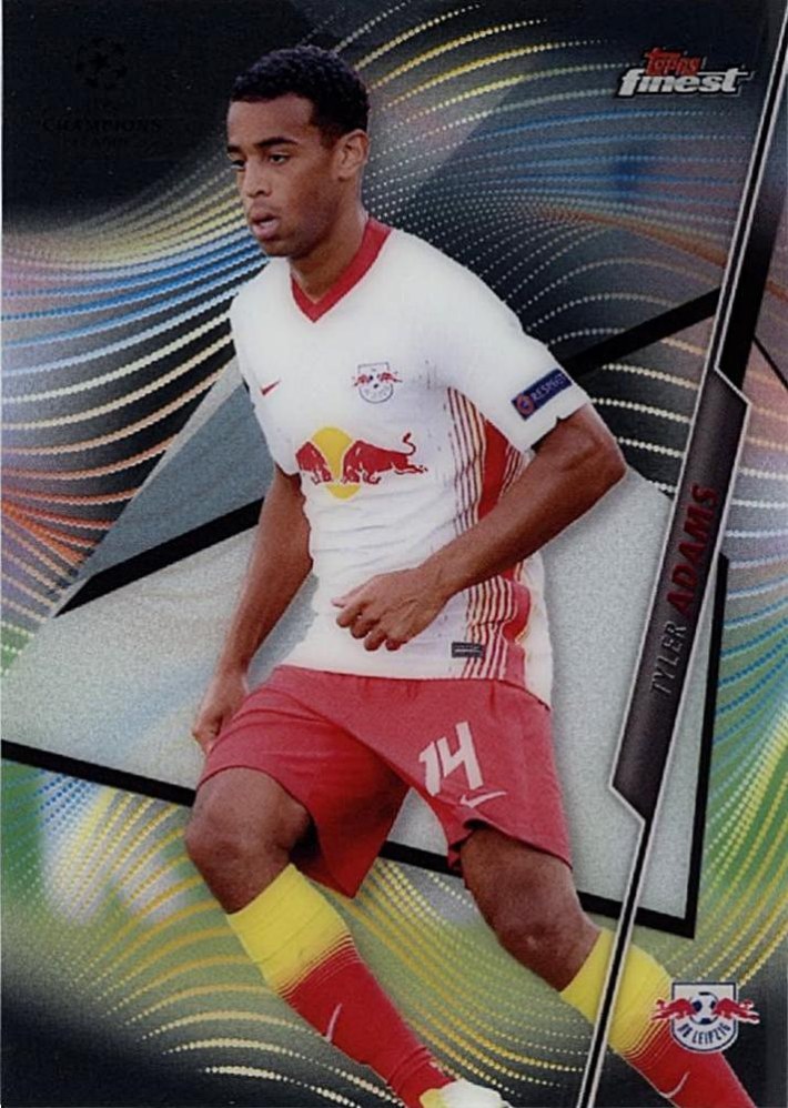 Tyler Adams 2020 Topps Finest UEFA 30