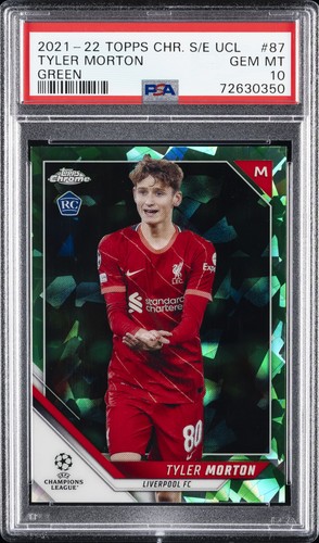 Tyler Morton 2021 Topps Chrome Sapphire /75