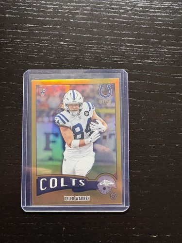 Tyler Warren 2025 Topps Chrome /50
