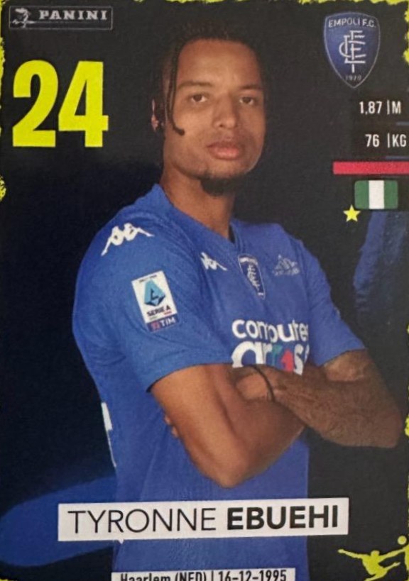 Tyronne Ebuehi 2023 Panini Calciatori Stickers