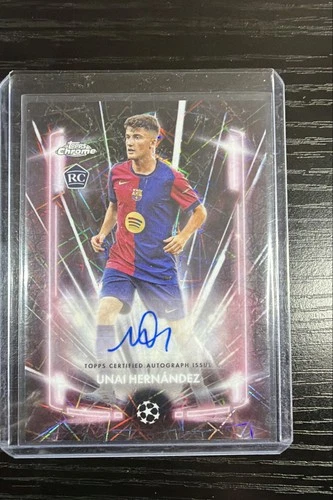 Unai Emery 2024 Topps Chrome Black Lazer