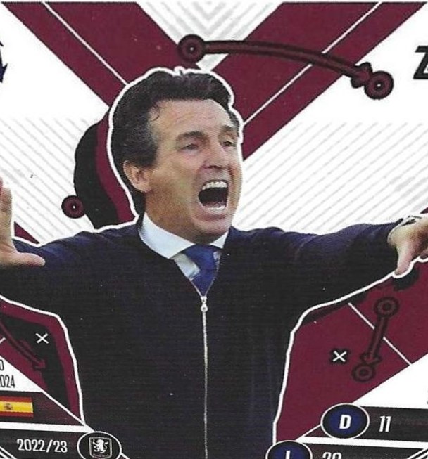 Unai Emery 2024 Topps Match Attax UEFA Club Competitions Extra
