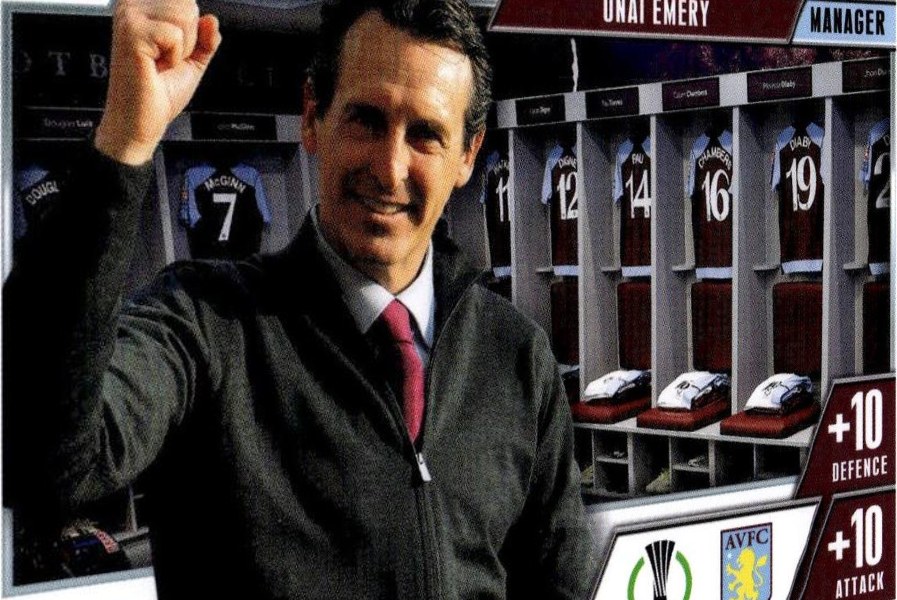 Unai Emery 2023 Topps Match Attax UEFA Club Competitions Extra