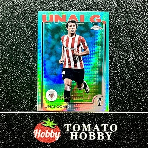 Unai Gómez 2024 Topps Chrome Aqua Prism Refractor /199