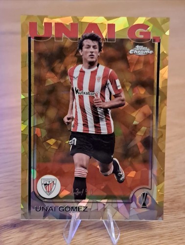 Unai Gómez 2024 Topps Chrome Sapphire Gold /50