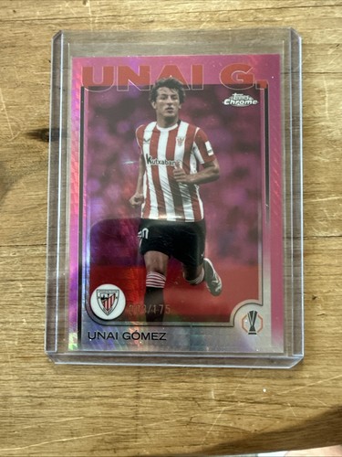 Unai Gómez 2025 Topps Europa League Pink /175