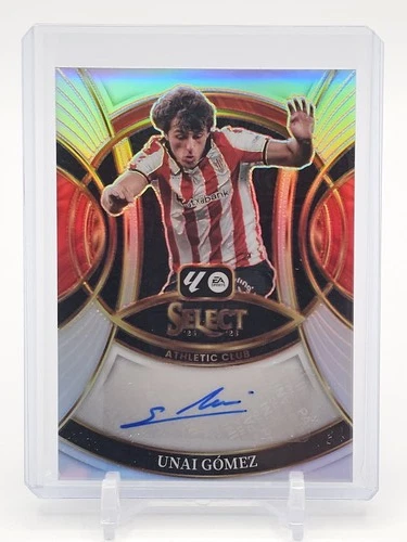 Unai Gómez 2025 Panini Select La Liga Plata Prizm