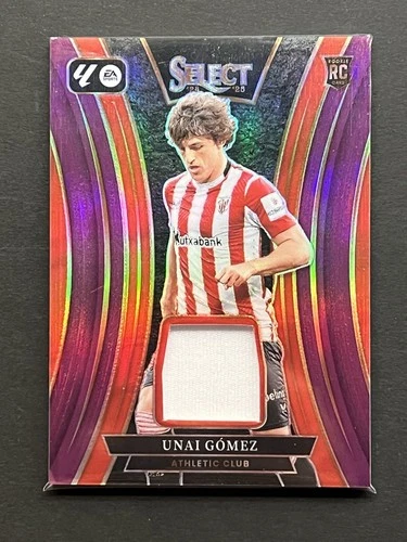 Unai Gómez 2024 Panini Select Purple Prizm 48/49