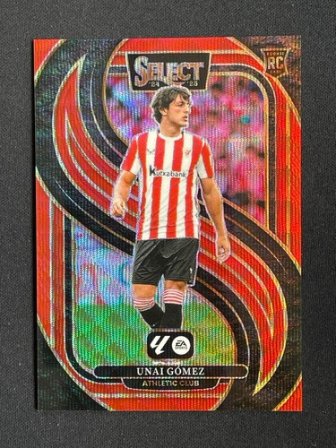 Unai Gómez 2024 Panini Select Red Wave Prizm /59