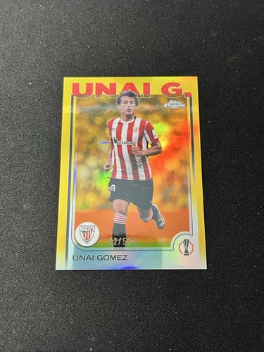 Unai Gomez 2024 Topps Chrome Gold /50