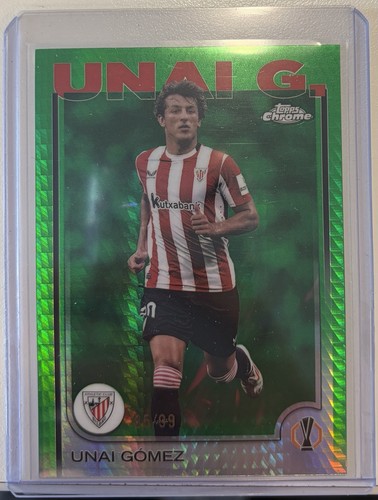 Unai Gomez 2024 Topps Chrome Green Foil /99