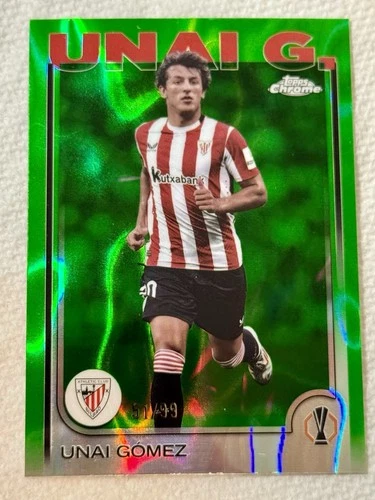 Unai Gomez 2024 Topps Chrome Green Lava /99