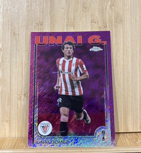 Unai Gomez 2024 Topps Chrome Magenta Shimmer