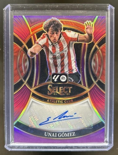 Unai Gomez 2025 Panini Select Purple Prizm /49