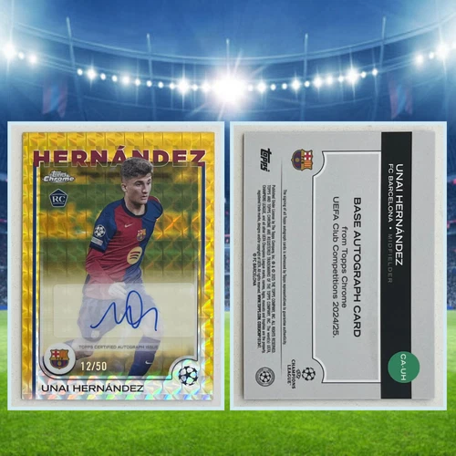 Unai Hernandez 2024 Topps Chrome Gold Geometric /50