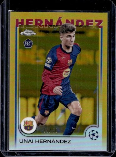 Unai Hernandez 2024 Topps Chrome Gold Refractor /50