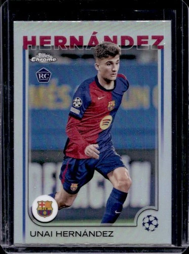 Unai Hernandez 2024 Topps Chrome UEFA Refractor