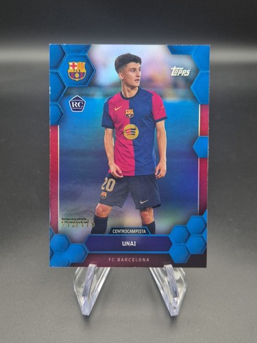 Unai Hernandez 2024 Topps FC Barcelona Fan Set Parallelo /175