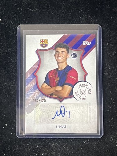 Unai Hernández 2024 Topps Barcelona 125 Anniversary /125