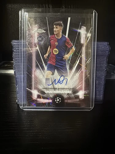 Unai Hernández 2024 Topps Chrome Purple Black Laser
