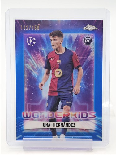 Unai Hernández 2024 Topps Cromo UEFA Blue /150