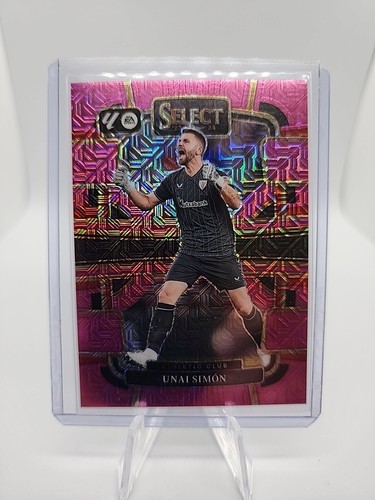 Unai Simón 2023 Panini Select Pink Mojo Prizm /115