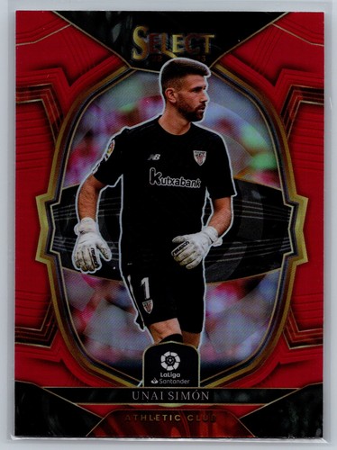Unai Simón 2022 Panini Select Red Prizm