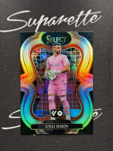 Unai Simón 2025 Panini Select Silver Mezzanine Prizm #133