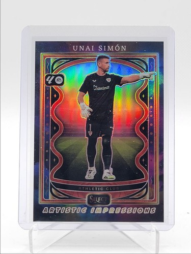 Unai Simón 2025 Panini Select Silver Prizm